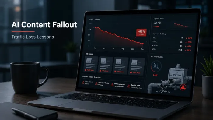 6 Sites That Lost Traffic to Bad AI Content, and What Broke
