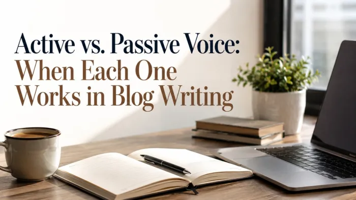 Active vs. Passive Voice: When Each One Works in Blog Writing