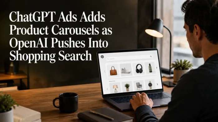 ChatGPT Ads Adds Product Carousels as OpenAI Pushes Into Shopping Search