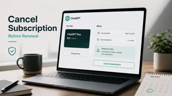 How to Cancel Your ChatGPT Subscription Without Paying for Another Month