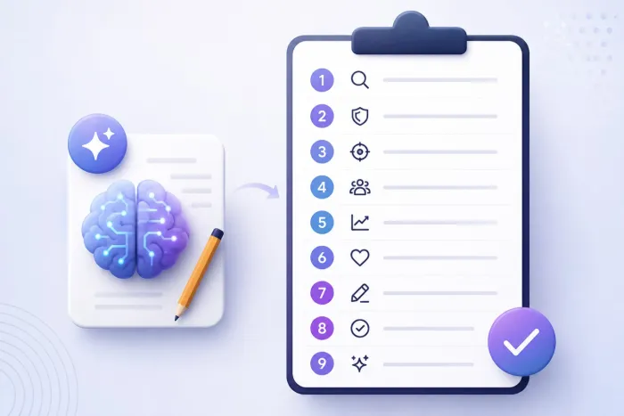 How to Edit AI Drafts: A 9-Pass Checklist