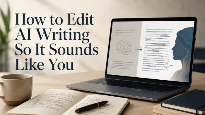 How to Edit AI Writing So It Sounds Like You