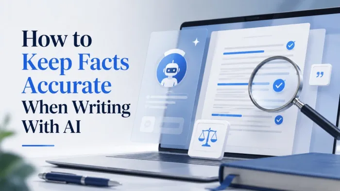 How to Keep Facts Accurate When Writing With AI