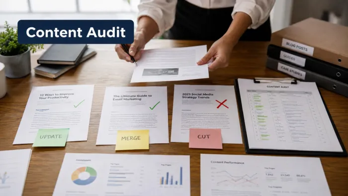 How to Run a Content Audit and Decide What to Update, Merge, or Cut