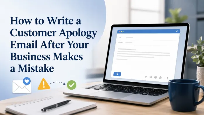 How to Write a Customer Apology Email After Your Business Makes a Mistake