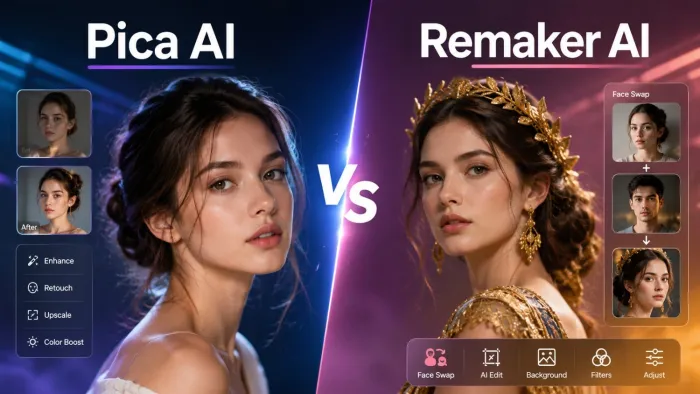 Pica AI vs Remaker AI: Which AI Photo Editor Is Better?