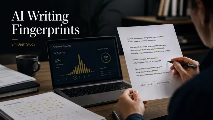 The Em Dash Study: Measuring AI Fingerprints Across 10,000 Paragraphs