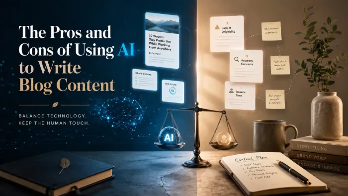 The Pros and Cons of Using AI to Write Blog Content